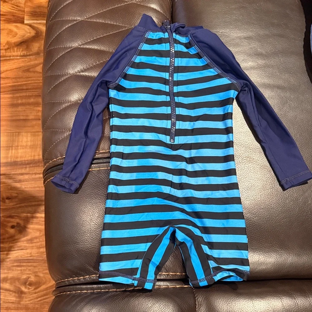 Kids‎ Blue Striped Swimwear